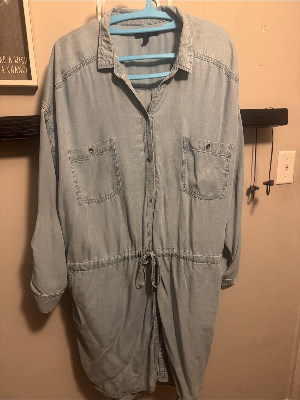Banana Republic Light Blue Denim Dress